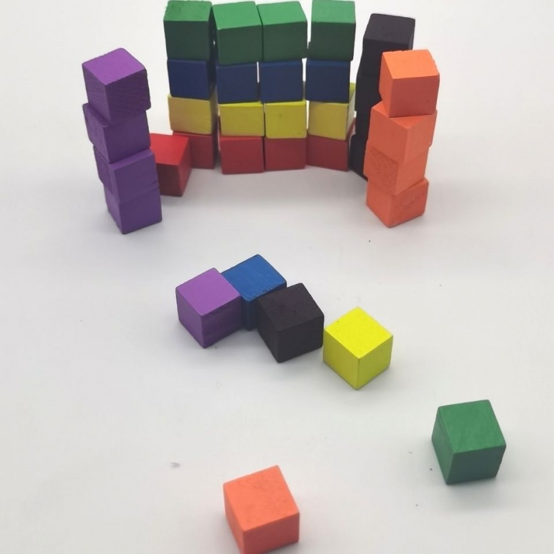 100Pcs/lots 10mm Wood Cubes Co - đánh giá và giá Board Game Impostor