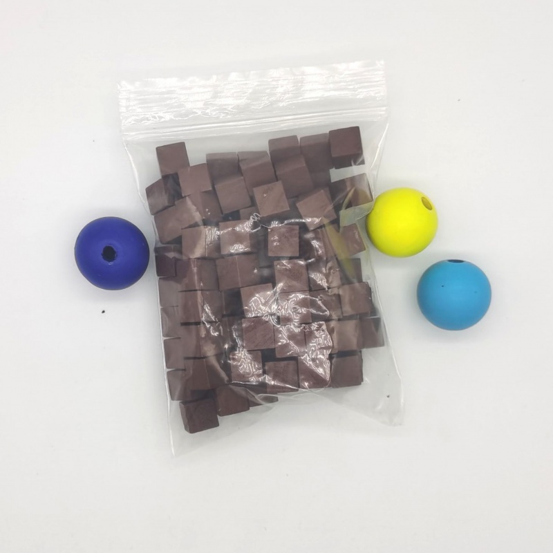 100Pcs/lots 10mm Wood Cubes Co - đánh giá và giá Board Game Impostor