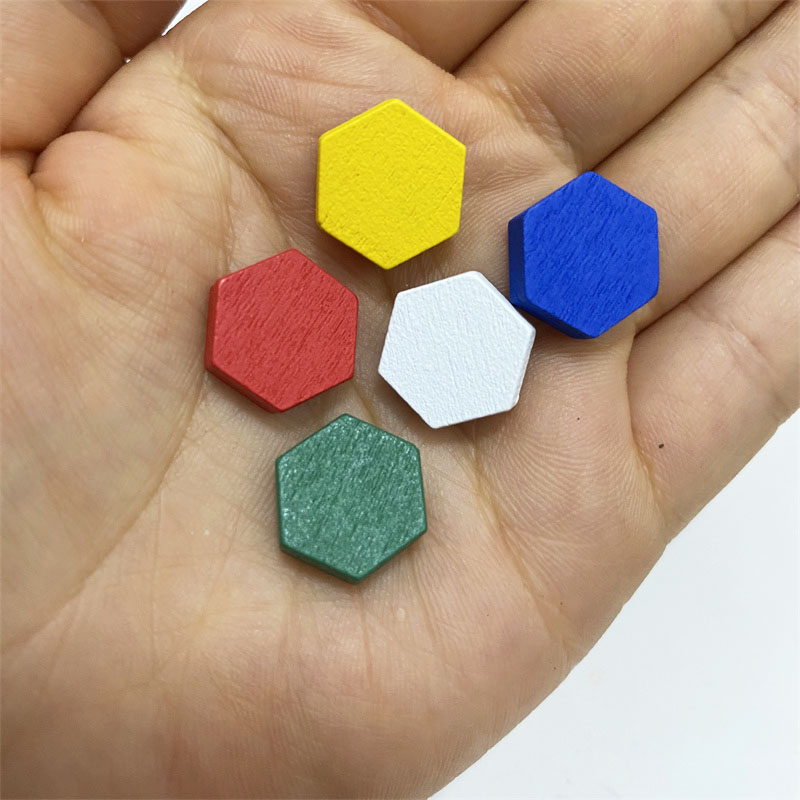 50 Pieces Wooden Hexagonal Pri - đánh giá và giá Board Game Impostor