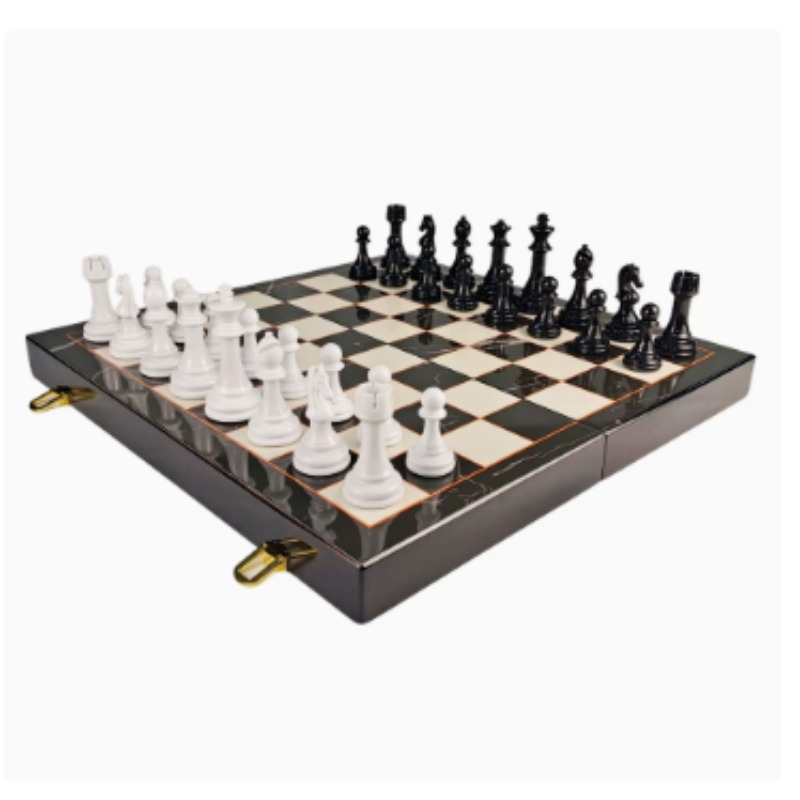 High-End Solid Wood Marble Pat - đánh giá và giá Board Game Box