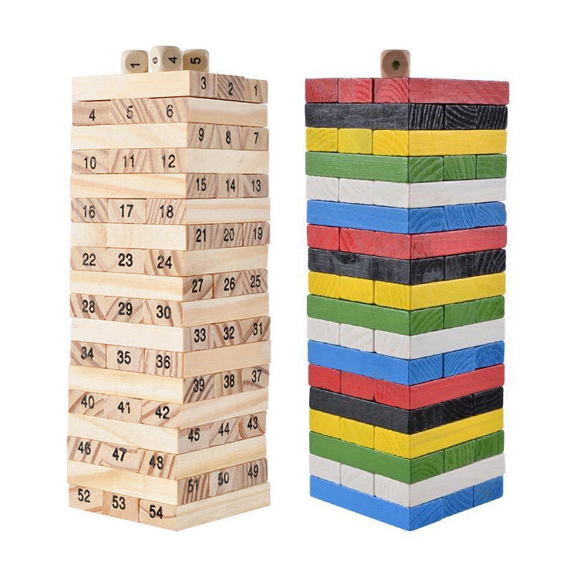 Wooden Stacking Tower Game Int - đánh giá và giá Board Game Jenga
