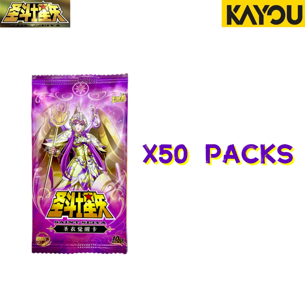 Kayou Saint Seiya Cards 50Pack - đánh giá và giá Board Game Box
