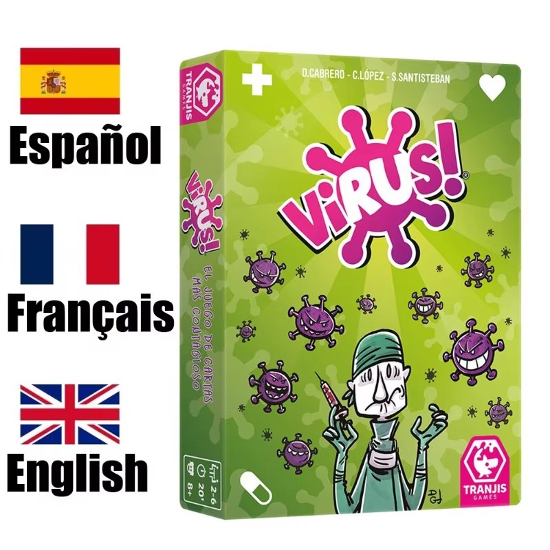 Cross-border New Virus Super V - đánh giá và giá Board Game Virus