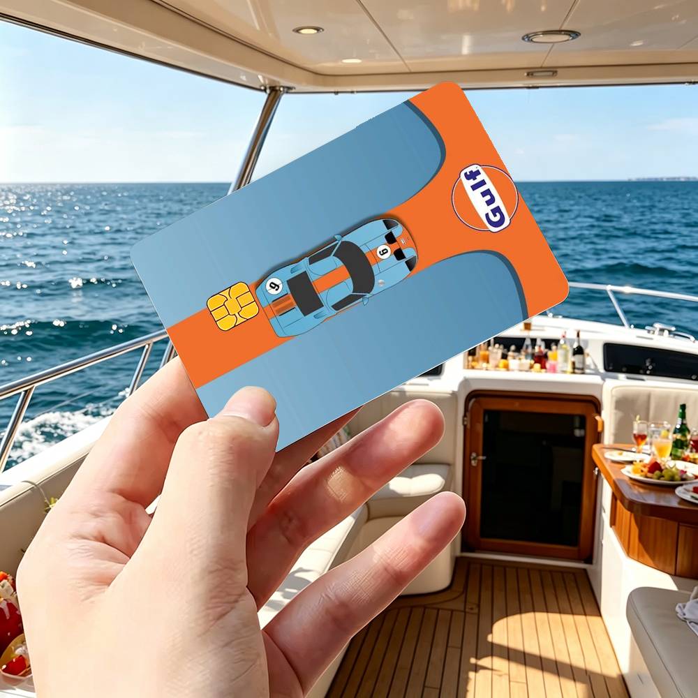 Gulf Racing Car Logo Credit Ca - đánh giá và giá Board Game Logo
