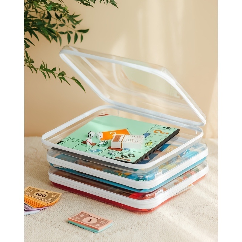 1pc Large Clear Hard Shell Sto - đánh giá và giá Board Game Box