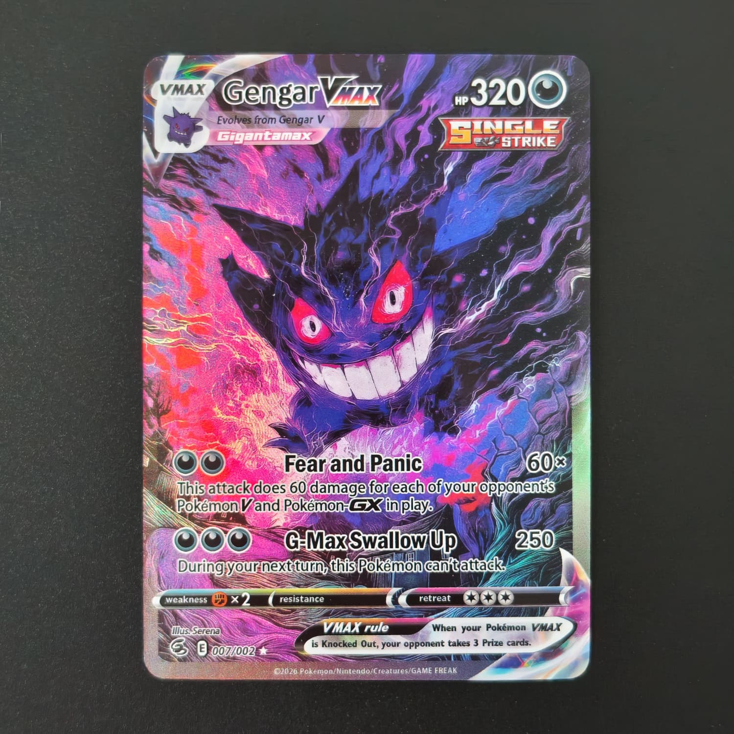 DIY Gengar VMAX 007/003 Foil T - đánh giá và giá Board Game English