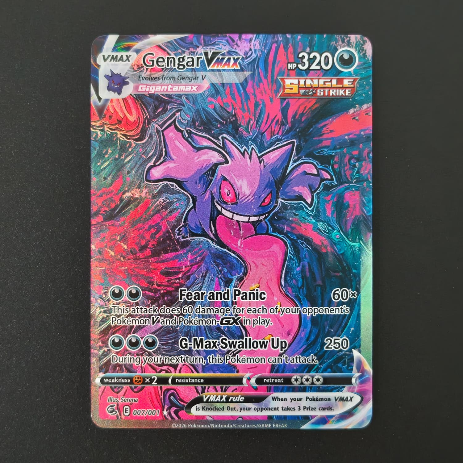 DIY Gengar VMAX 007/003 Foil T - đánh giá và giá Board Game English