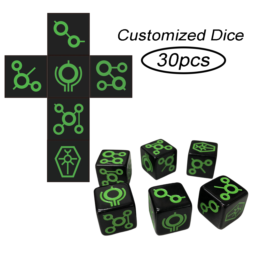 T & G 16 Mm Tùy Chỉnh D6 Xúc X - đánh giá và giá Board Game Logo