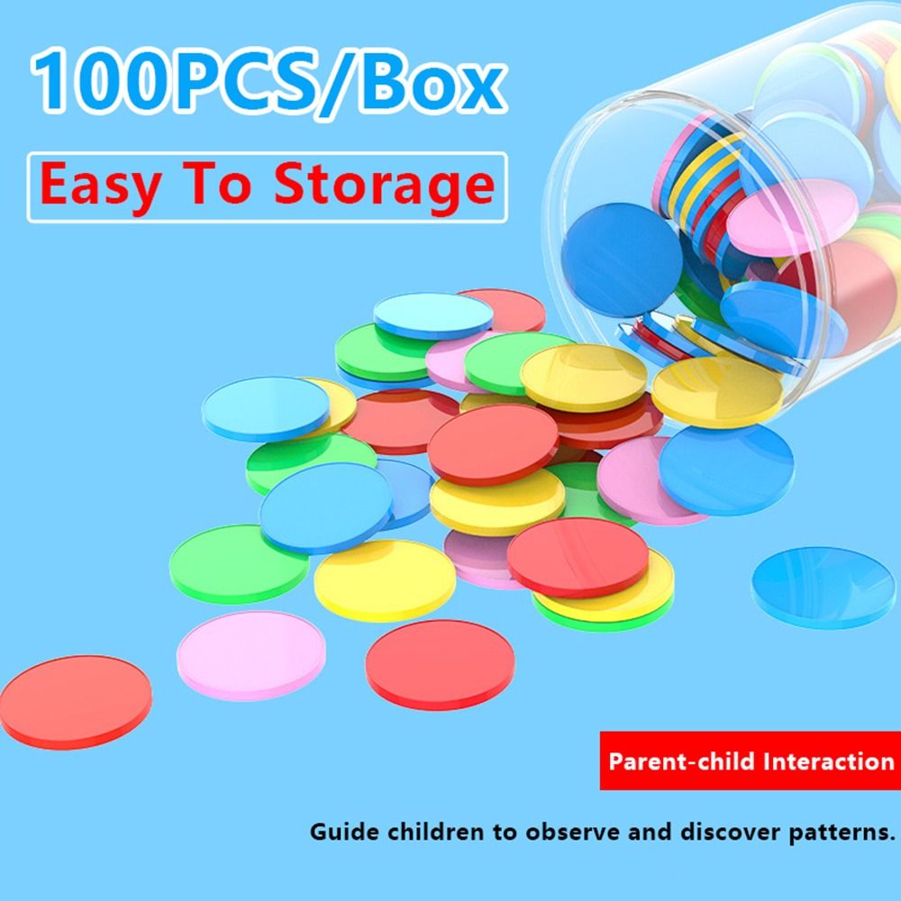 100pcs Plastic Counting Chips  - đánh giá và giá Board Game Impostor