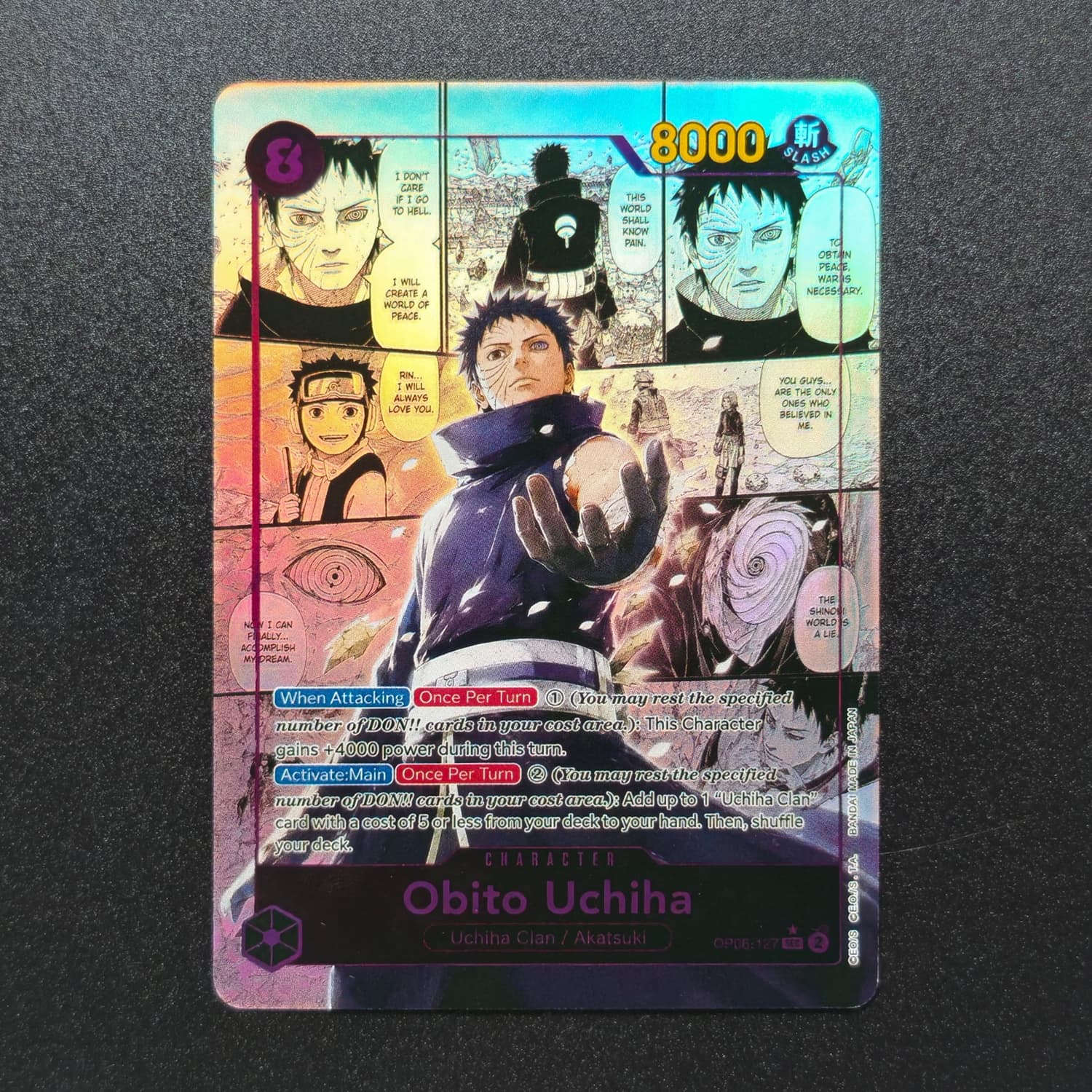 DIY Madara Uchiha Itachi Obito - đánh giá và giá Board Game English
