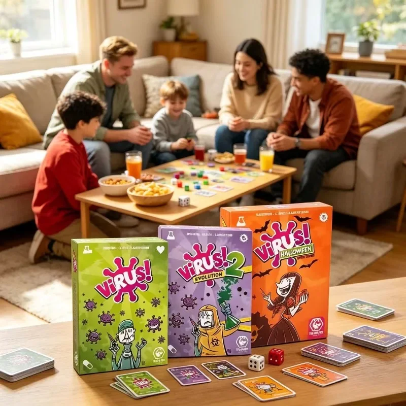 Interesting Virus Card Game &  - đánh giá và giá Board Game Virus