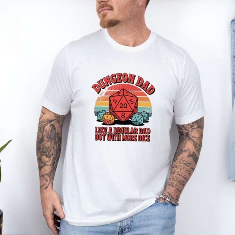 Dungeon Dad Shirt Funny Dungeo - đánh giá và giá Board Game Night